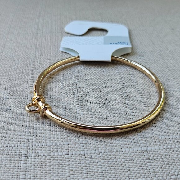 14th & union Girls Bracelet Gold Tone Fashion Wrist Band Bangle Jewelry New - Picture 2 of 11